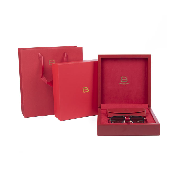 Coffret cadeau de lunettes de soleil en cuir nouvellement conçues