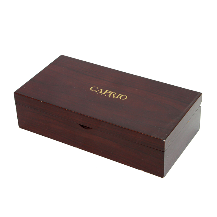 Guangzhou Gold Foil Boîte en bois sculptée Fuffre de luxe Boîtes en bois faites à la main