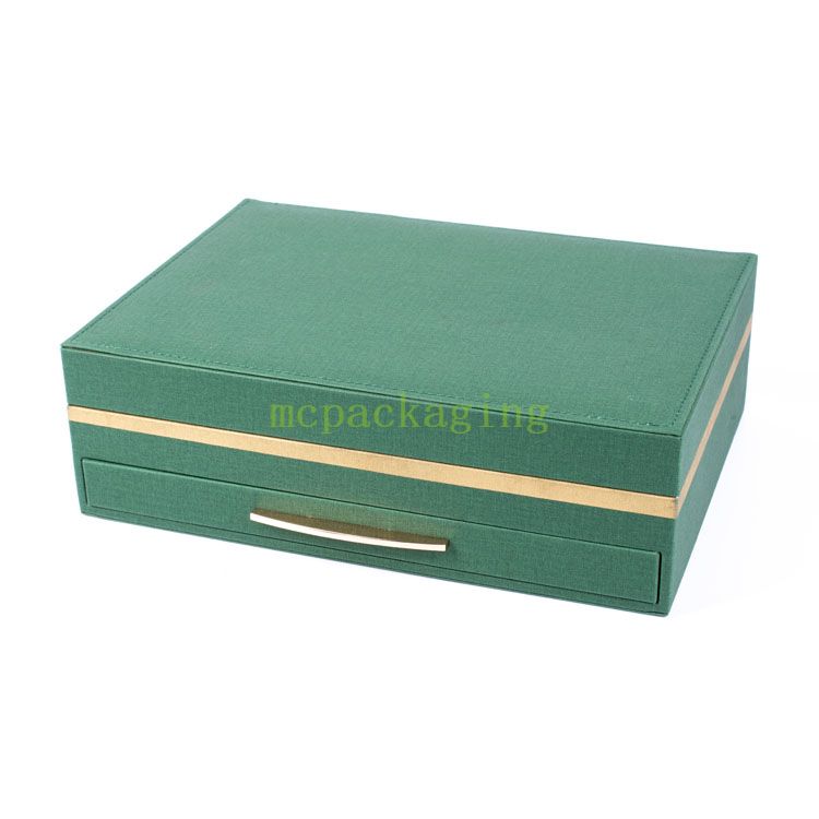 Woodbox Factory Luxury Custom Logo Boîte à bijoux en bois artisanal avec couvercle transparent