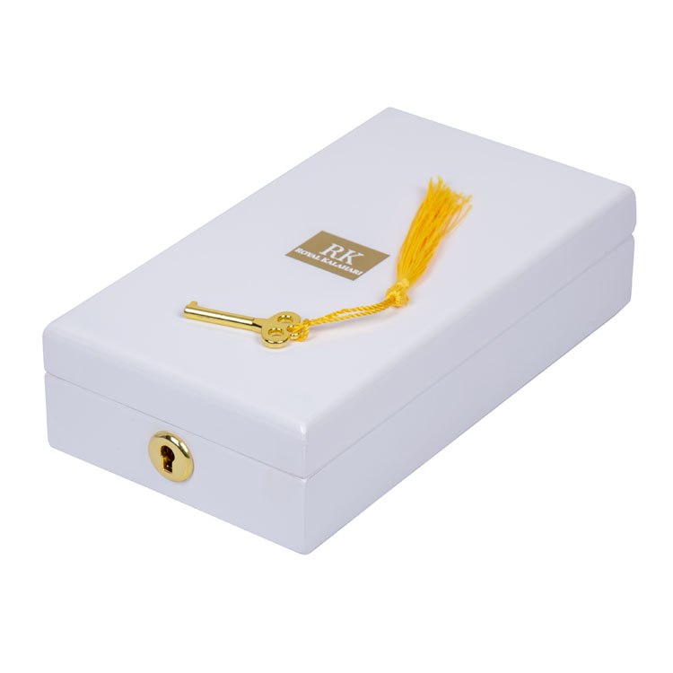 Boîte de parfum blanc pur doux de mariage
