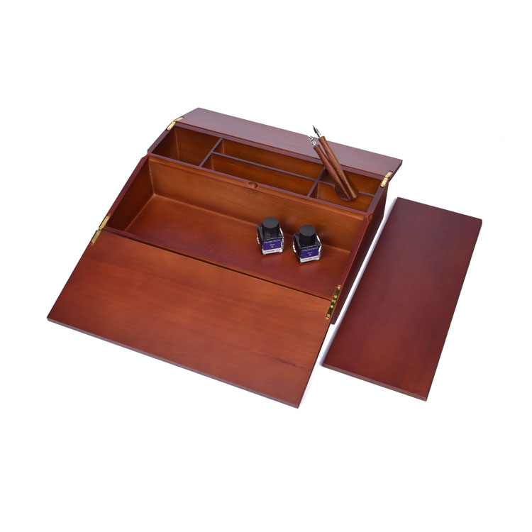 Stylo à enclos en bois noir en bois en bois stylo