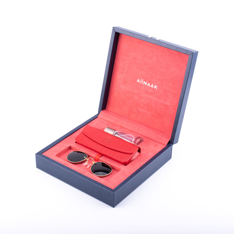 2024 Personnaliser la boîte d'emballage des lunettes de soleil en cuir en cuir en cuir