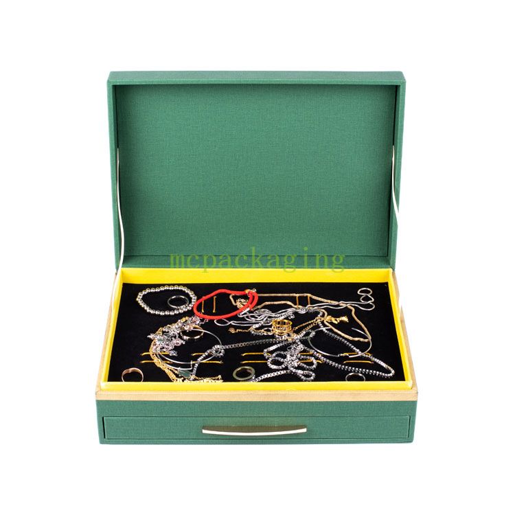 Woodbox Factory Luxury Custom Logo Boîte à bijoux en bois artisanal avec couvercle transparent