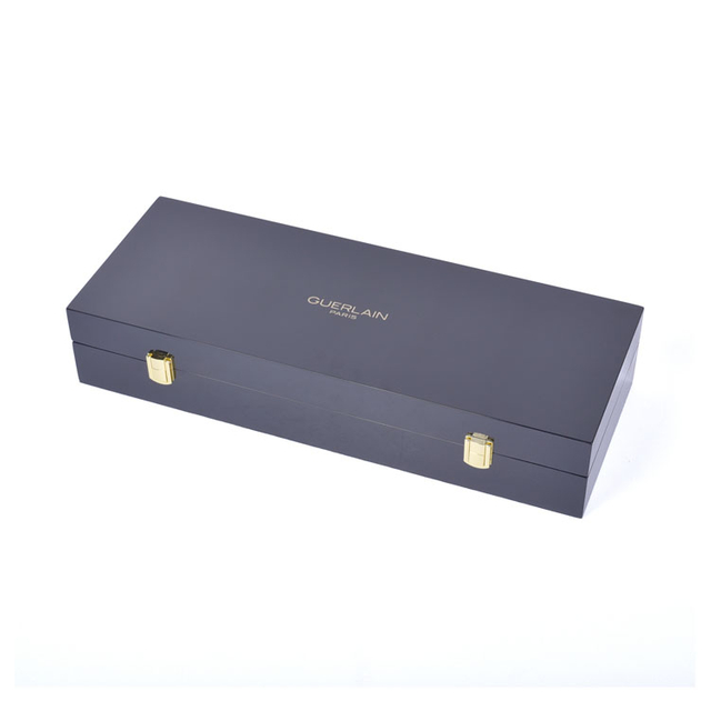 Black Two Two Seven-Charge Hinges Perfume Box Packaging