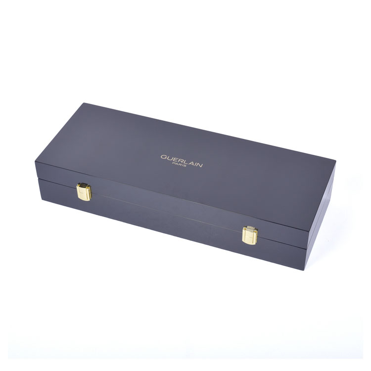 Black Two Two Seven-Charge Hinges Perfume Box Packaging