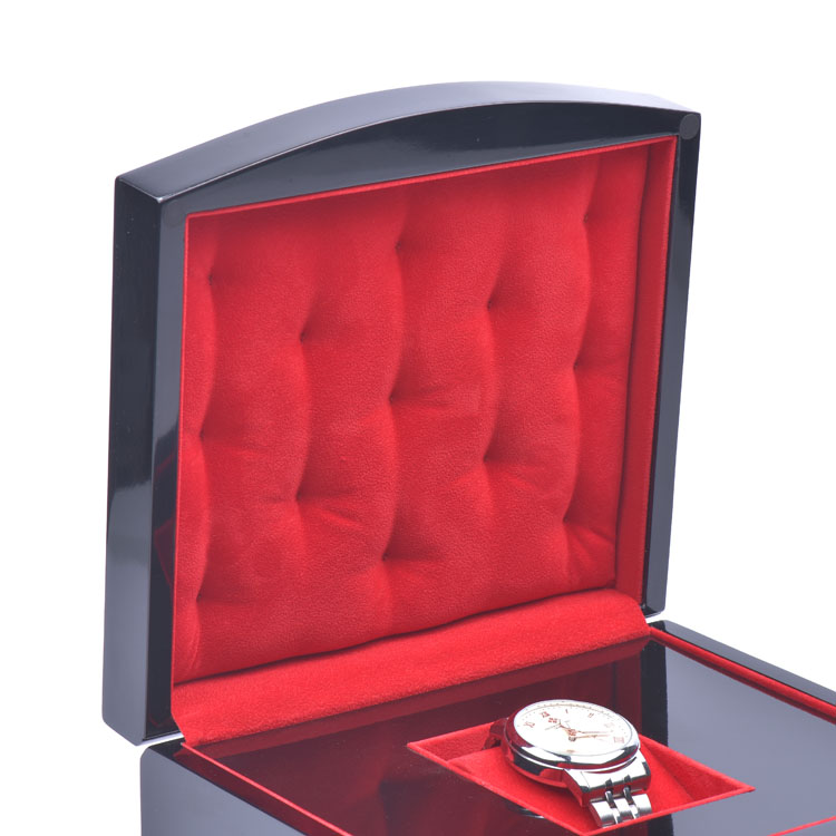 Boîte de montre arquée peinte au luxe pour le fabricant d'emballages cadeaux en Chine