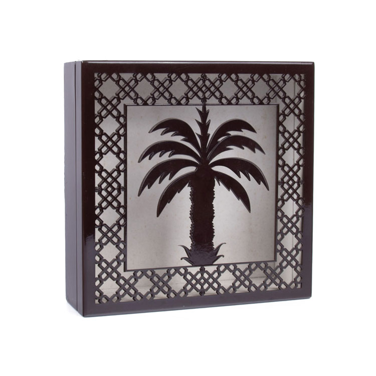 Boîte en bois de palmier spécial Ramadan