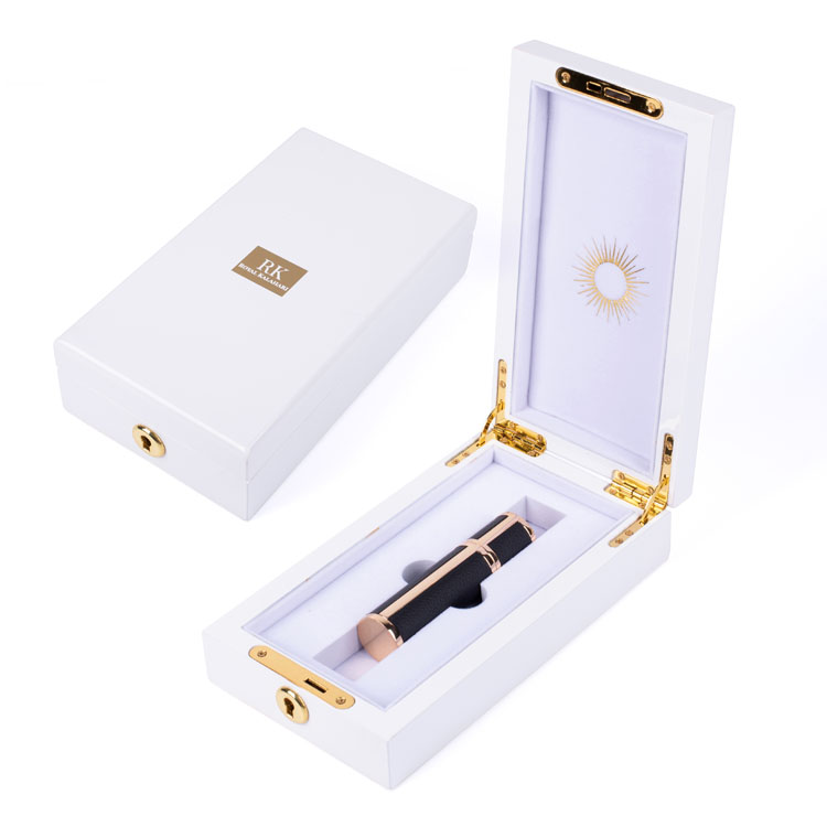 Boîte de parfum blanc pur doux de mariage