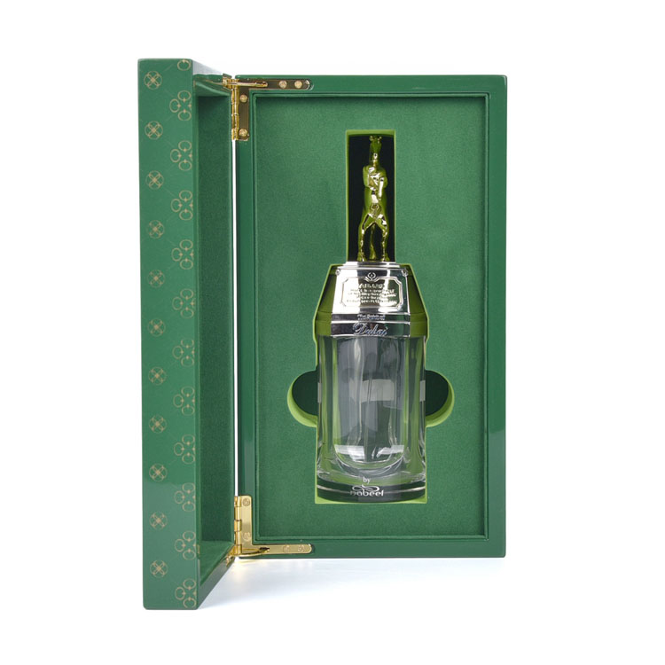 Boîte en bois de parfum de luxe MDF pour bouteille de parfum, boîte de rangement en bois