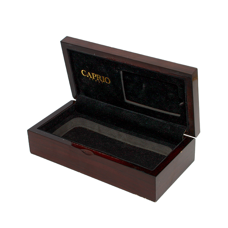 Guangzhou Gold Foil Boîte en bois sculptée Fuffre de luxe Boîtes en bois faites à la main