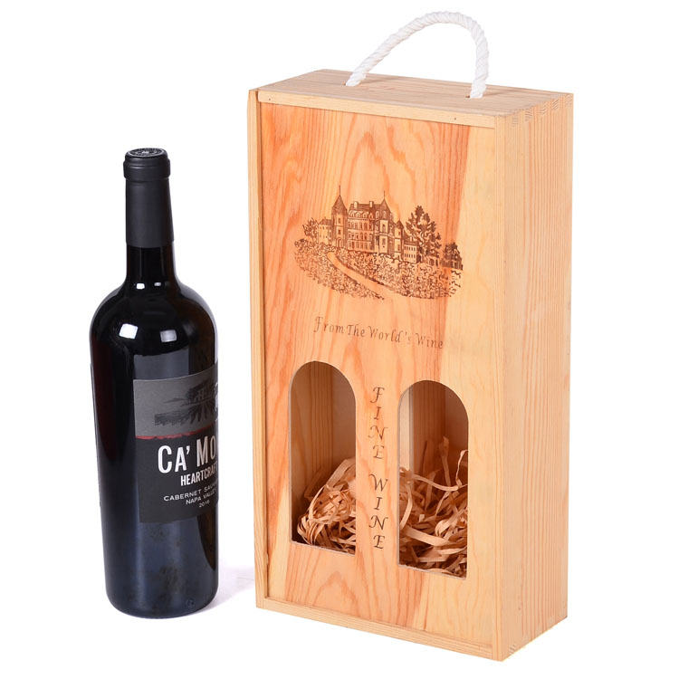 Branded GIF Polystyrène Plug Lucary Packaging Gift Eva Protector Bib Pulp Franzia Liquid Wood Wine Wine Box