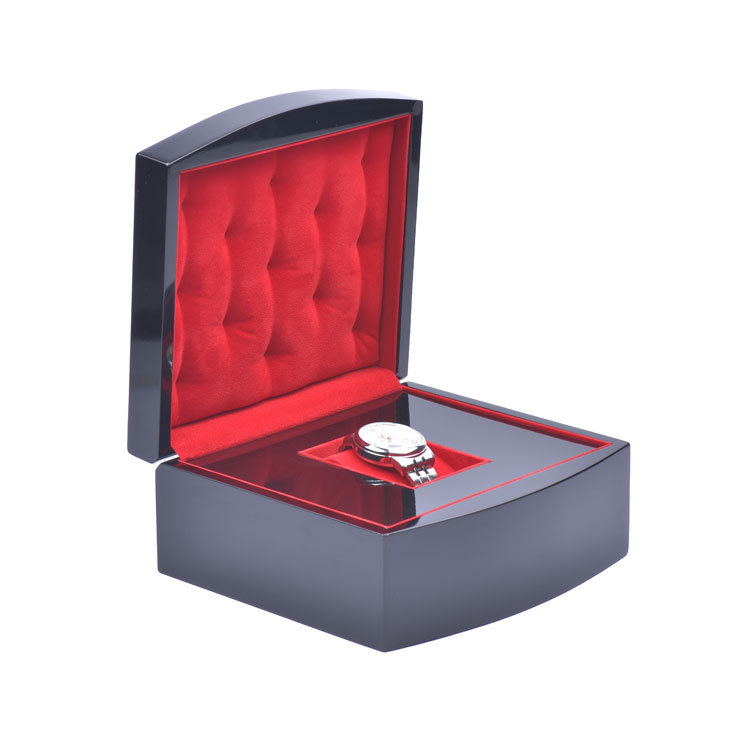 Boîte de montre arquée peinte au luxe pour le fabricant d'emballages cadeaux en Chine