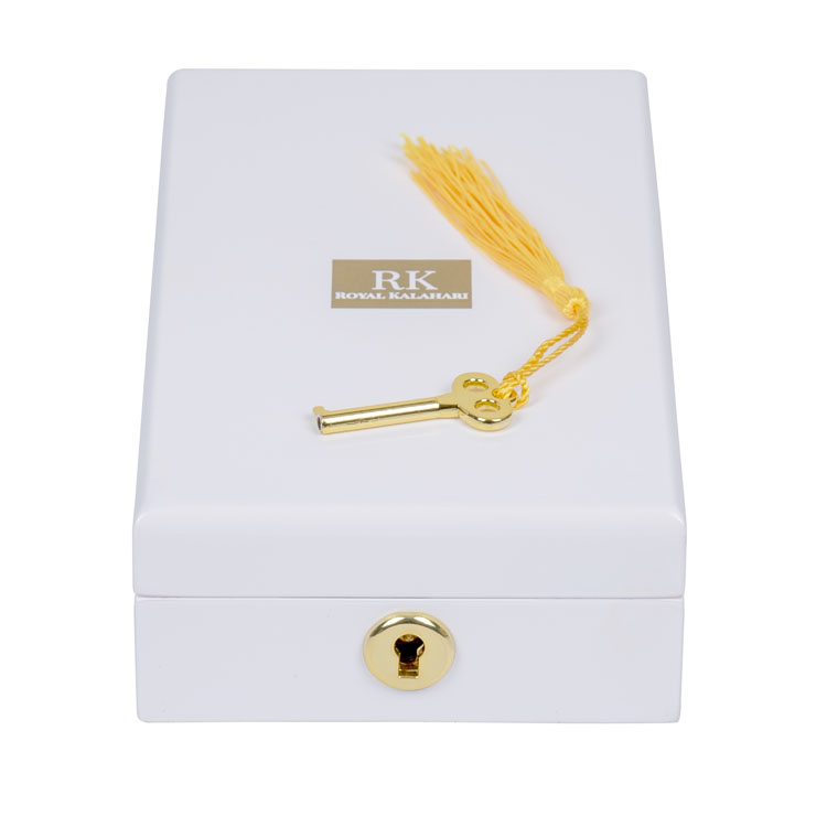 Boîte de parfum blanc pur doux de mariage