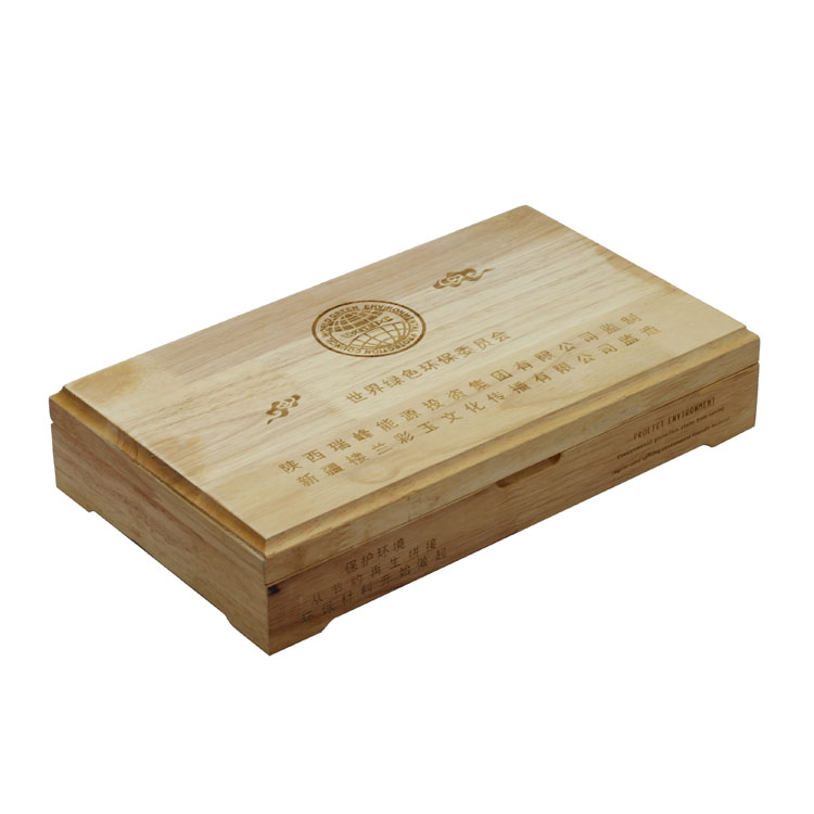 Boîte d'emballage de fromage en bois naturel de forme de coeur en gros bon marché Rectangle en bois naturel