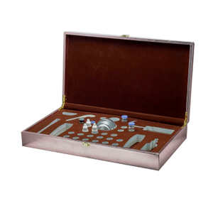 MÉCANIQUE DEUX PLACK PROCHER DU TIRER PLAST PLAST GOLD PU PU Cuir Cosmetic Essential Huile Boîte d'emballage cadeau