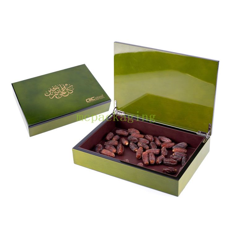 Boîte en bois Usine de luxe personnalisée Custom PEINTE BOIDE BOIDE ENVIRAINE GUANGDONG