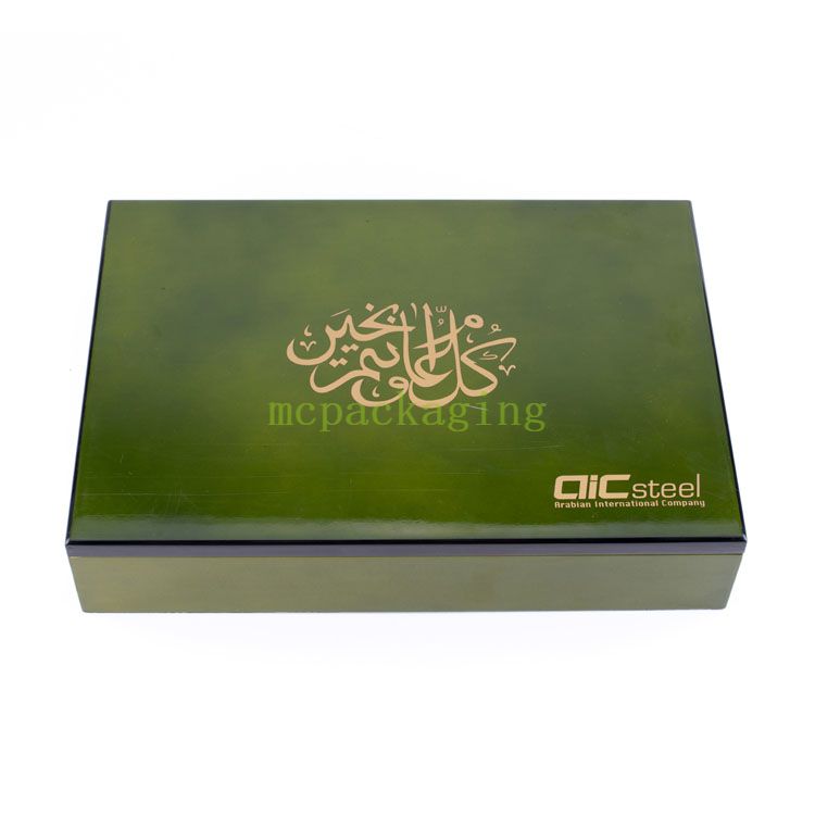 Boîte en bois Usine de luxe personnalisée Custom PEINTE BOIDE BOIDE ENVIRAINE GUANGDONG