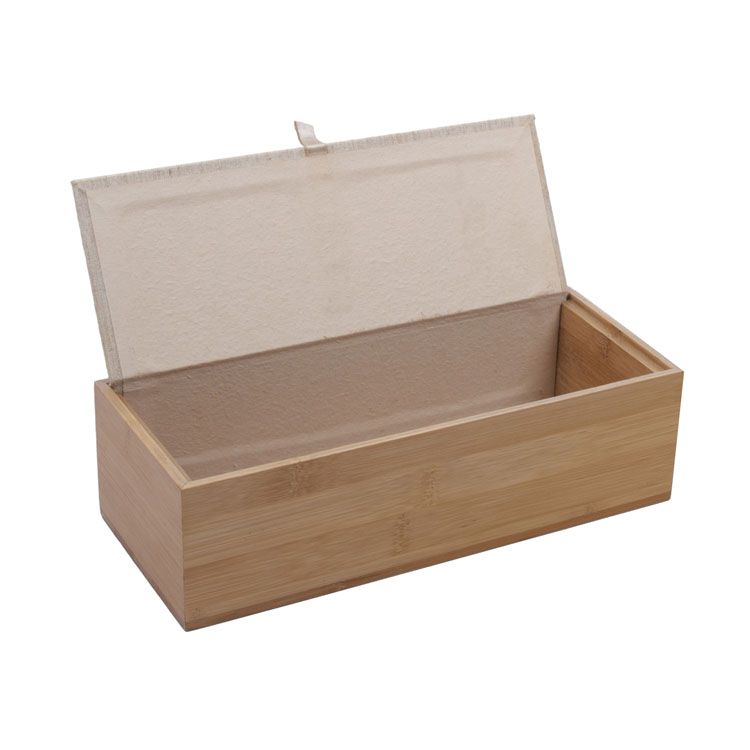 Boîte de rangement de thé en bois d'acacia, boîte en bois pour conserver le thé, boîte à thé en bois de laque