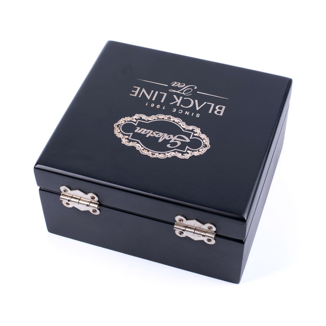 Pioneer femme Boîte de bois de thé en bois