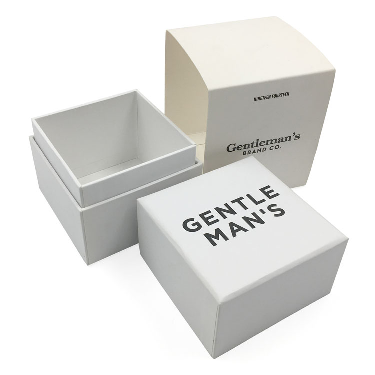Boîtes d'expédition en carton noir logo personnalisé pour les petites entreprises