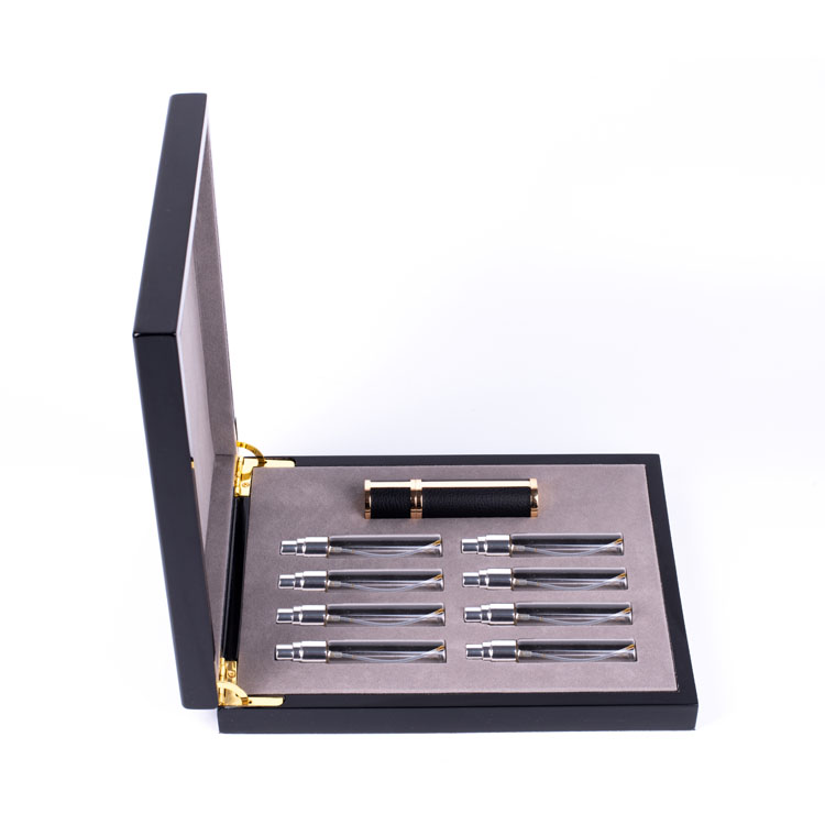 Paint piano blanc de luxe personnalisé Boîte en bois MDF pour parfum de rangement