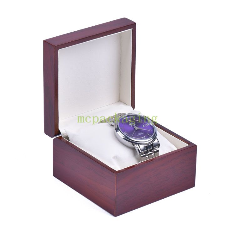 Boîte en bois personnalisée en usine, Logo personnalisé de luxe, boîte d'emballage de montre en bois personnalisée, boîte en bois