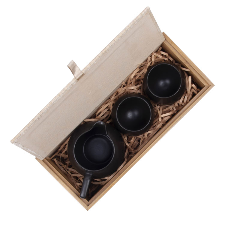 Boîte de rangement de thé en bois d'acacia, boîte en bois pour conserver le thé, boîte à thé en bois de laque