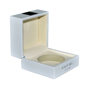 Paint Matte White Matte en acier inoxydable Laser Gravé Perfume haut de gamme Perfume Emballage
