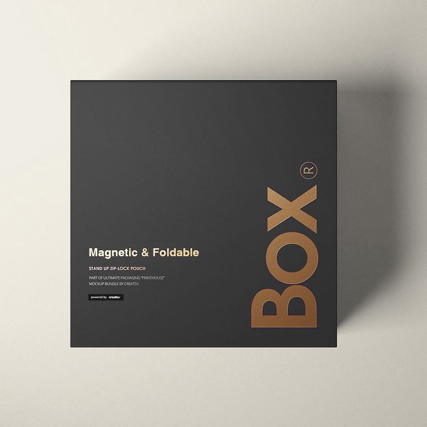Boîte cadeau magnétique rigide recyclable personnalisé