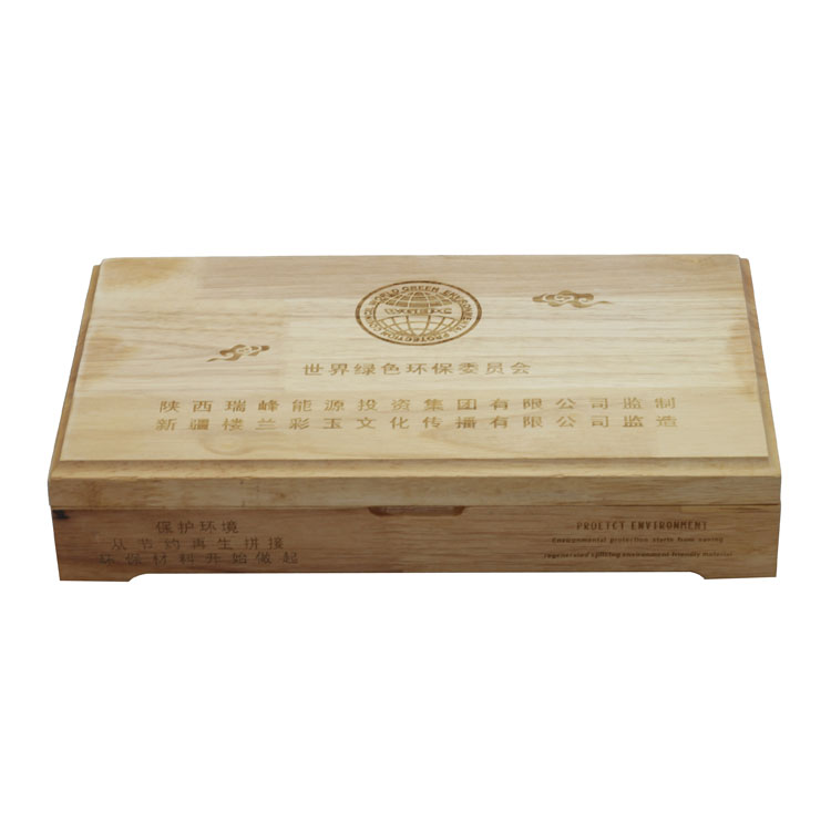 Boîte d'emballage de fromage en bois naturel de forme de coeur en gros bon marché Rectangle en bois naturel