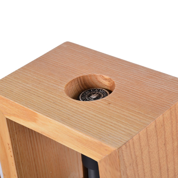 Luxury Custom Wooden sans tasse Whisky Glass Box pour cadeau d'emballage en bois cadeau