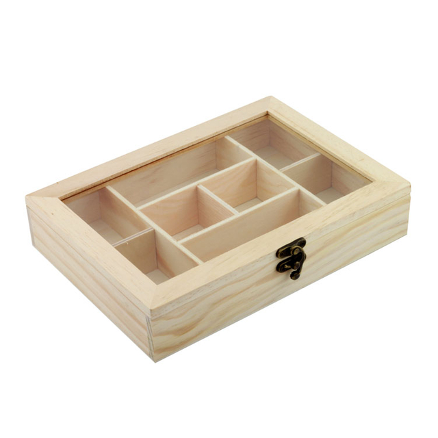 Boîte en bois usine de boîte en bois personnalisée usine en vente en gros en gros, couvercle de thé en bois personnalisé Boîte à thé en bois pour cadeau