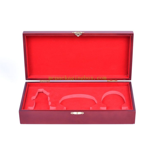 Collection d'économie d'économie de lettres Collecte de monnaie en acrylique Coins Piano Lacque Boîte de pièce en bois