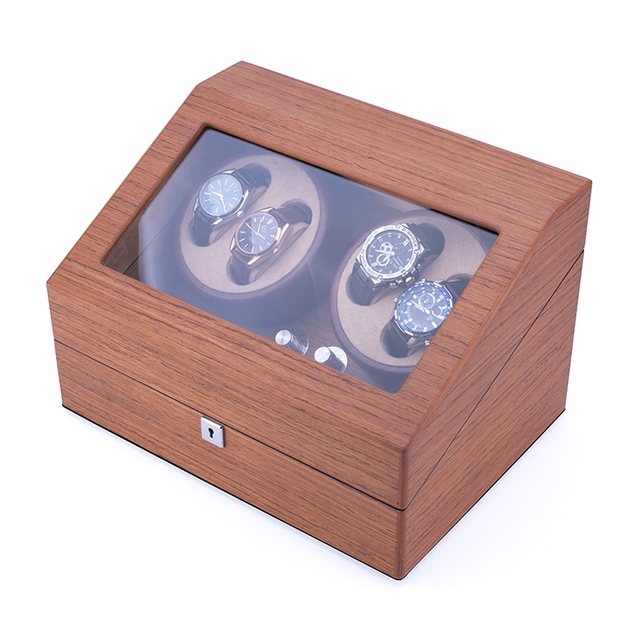 Les montres sûres automatiques de luxe tournent des boîtes de remontoir pour l'affichage