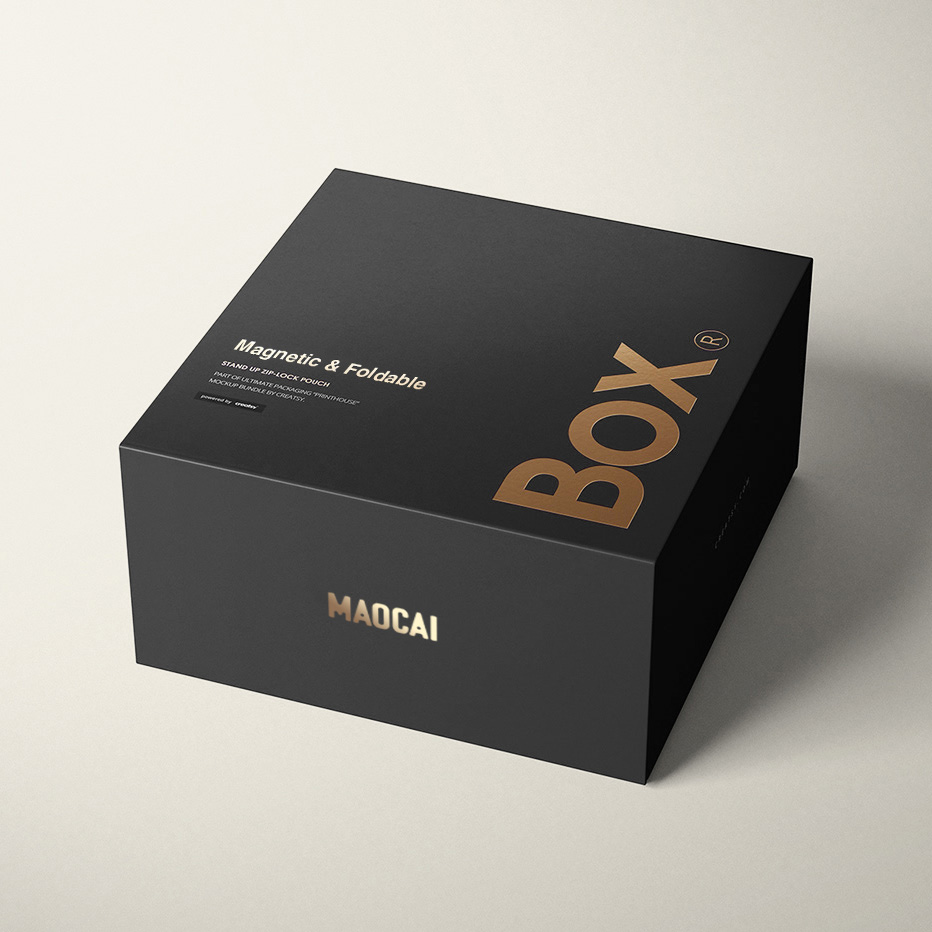 Boîte cadeau magnétique rigide recyclable personnalisé