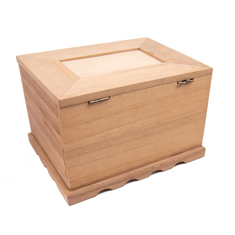 Pine Pine Paulownia Boîte d'emballage cadeau en bois Boîte en bois Balsa