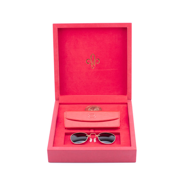 Boîte d'emballage de montre en bois de luxe classique Boîte en bois pour coffrets cadeaux Boîtes de lunettes de soleil en bois PU Long