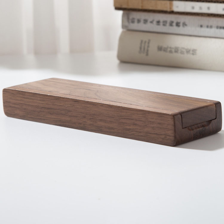 Organisateur de stylos à bille en bois de luxe, avec support de boîte à stylos en bois, cadeau