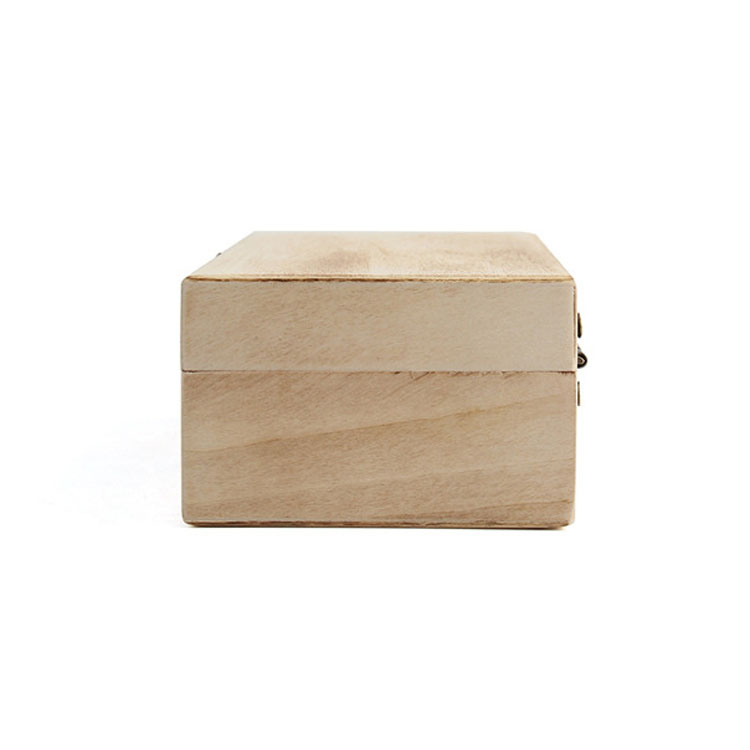 Cadeau en bois articulé avec un couvercle de verre en bois Cuisttes de verres à grains