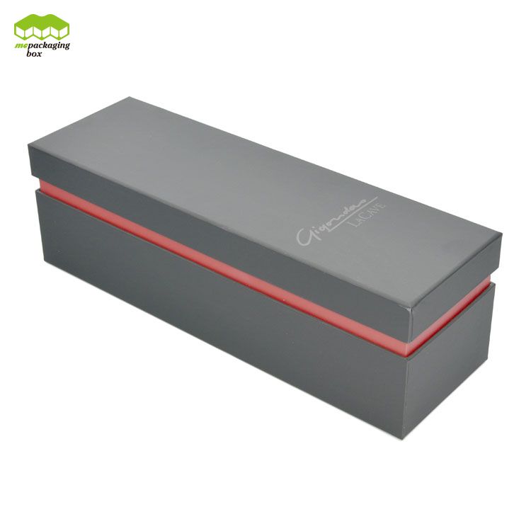 Boîte-cadeau en papier imprimé en carton 1 bouteille