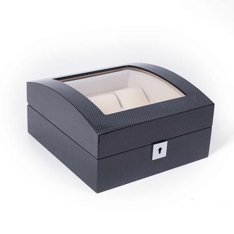 Enrouleur de montres en bois respectueuse de l'environnement avec fibre de carbone