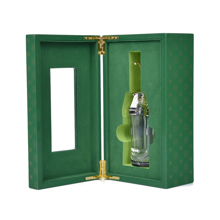Boîte en bois de parfum de luxe MDF pour bouteille de parfum, boîte de rangement en bois