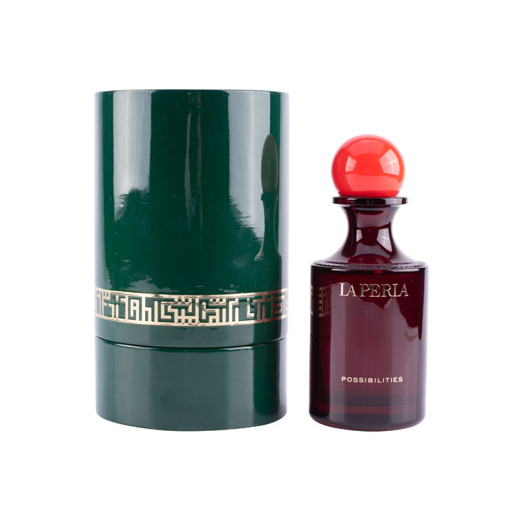 Coffret en bois brillant noir fait sur commande de luxe de parfum avec la serrure