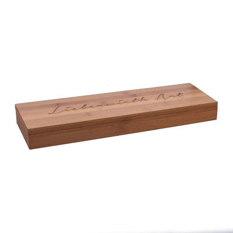 Boîte de cachette d'herbe en bois en bambou avec récipient de rangement de plateau roulant pour stocker les accessoires fumeurs