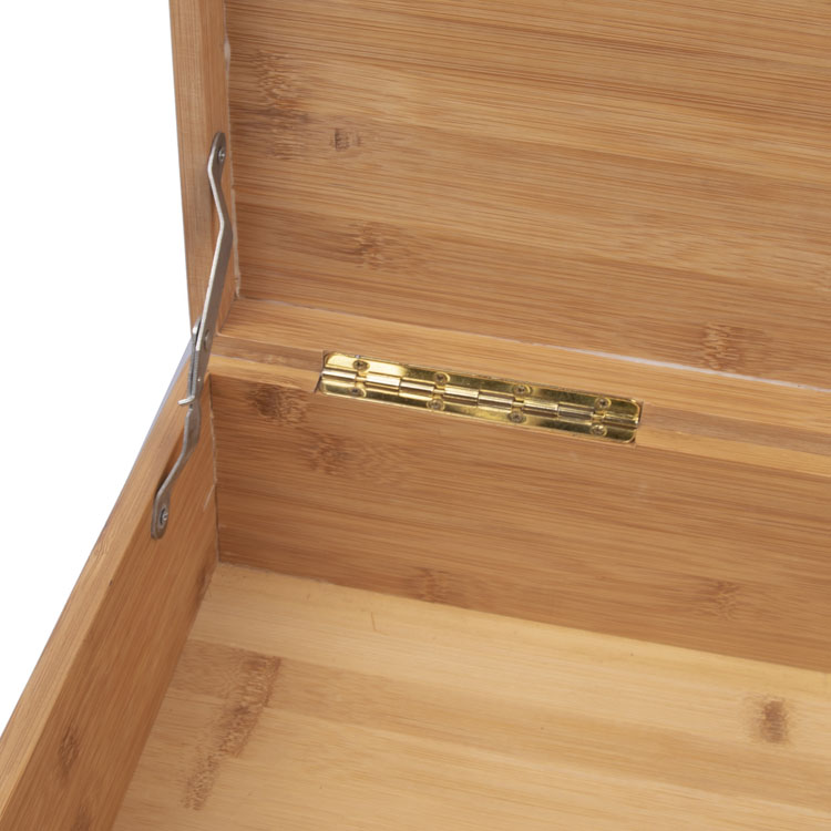 Boîte en bambou en bois personnalisé à laquer à la main avec boîte d'emballage en bambou à couvercle aimant