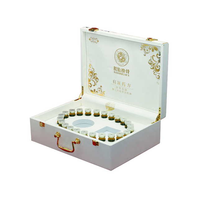 Organisez une boîte de cadeau à huile essentielle à huile essentielle à huile essentielle en cuir blanc en cuir blanc en cuir blanc en cuir blanc essentiel