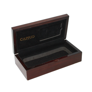 Guangzhou Gold Foil Boîte en bois sculptée Fuffre de luxe Boîtes en bois faites à la main
