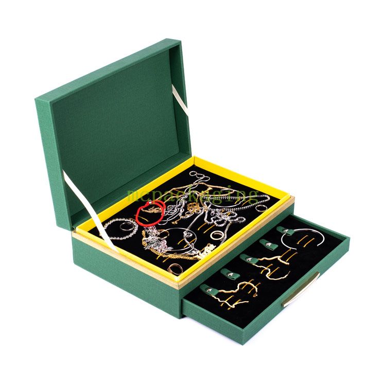 Woodbox Factory Luxury Custom Logo Boîte à bijoux en bois artisanal avec couvercle transparent