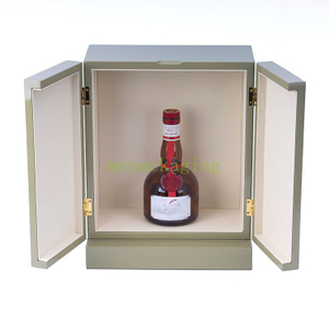 Boîte de support de vin en bois noir et blanc en détresse Penfolds boîte à vin en bois boîte-cadeau de vin en bois Royaume-Uni