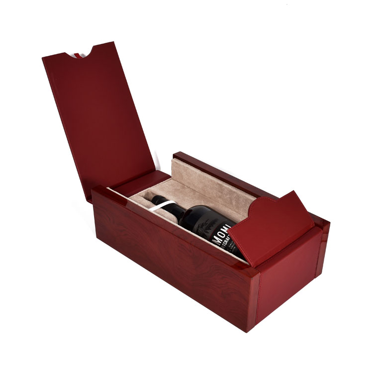 Panneaux d'extrémité imprimés Habillement de forme Souvenir Sacs réutilisables Collection de chocolats aléatoires Boîte de vin en bois